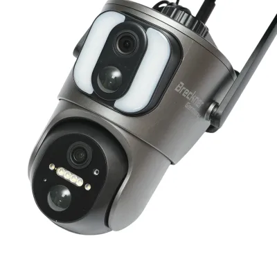 Camera supraveghere cu lentila duala 6MP, 4G, WIFI 2.4 GHz cu panou solar, baterie 13500 mAh, PTZ control, senzor miscare, detectie umana PIR, smart IR night vision si aplicatie Ubox - imagine 5
