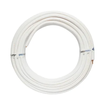 Conducta cupru clima AC 3/8 (9.52mm), grosime perete 0.70mm, izolatie 6mm pentru instalatii aer conditionat 50m/rola - imagine 2