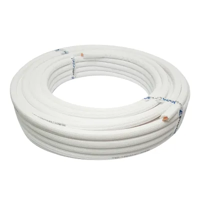 Conducta cupru clima AC 1/2 (12.7mm), grosime perete 0.70mm, izolatie 6mm pentru instalatii aer conditionat 50m/rola