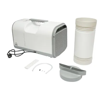 Aparat de aer conditionat portabil 4100 BTU, 420W, 220V cu functie dezumidificare, ventilatie, telecomanda, mod somn, kit instalare inclus Breckner Germany - imagine 2