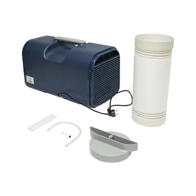 Aparat de aer conditionat portabil 4100 BTU, 420W, 220V cu functie dezumidificare, ventilatie, telecomanda, mod somn, kit instalare inclus Breckner Germany - imagine 2
