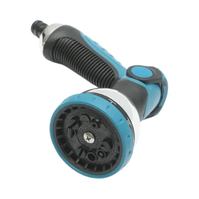 Pistol de stropit tip dus reglabil 10 moduri pentru furtun gradina, cupla rapida 3/4 inch - imagine 2