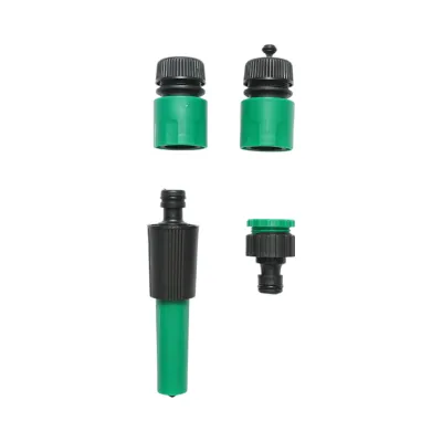 Duza stropit reglabila furtun gradina cu adaptor robinet 1/2-3/4 inch si conectori 1/2 inch - imagine 2