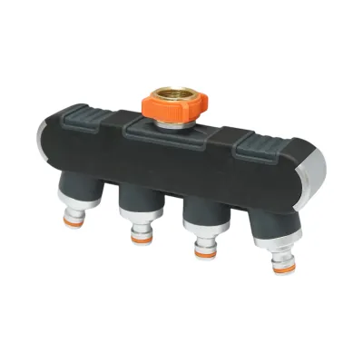 Distribuitor 4 cai cu robineti, conectori 1/2 si adaptor robinet 1/2-3/4 furtun gradina - imagine 4