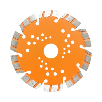 Disc diamantat turbo segmentat 125x22.23mm, segment 10mm pentru taiere beton armat, piatra dura, pavele, boltari Breckner Germany - imagine 2