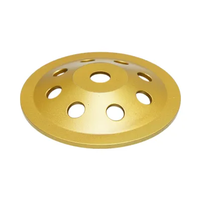 Disc diamantat segmentat PCD tip cupa 180x22.23, slefuit beton, piatra, travertin, mozaic, pavaj, caramida Breckner Germany - imagine 4