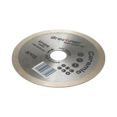 Disc diamantat continuu 125x22.23mm, segment 8mm pentru gresie, faianta Breckner Germany - imagine 3