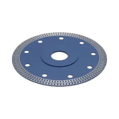 Disc diamantat turbo continuu 125x22.23mm, segment 10mm pentru gresie, faianta, ceramica dura Breckner Germany - imagine 4