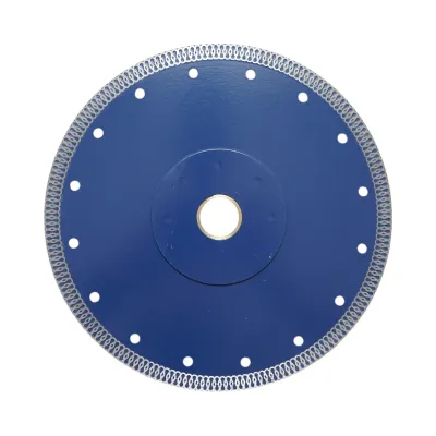 Disc diamantat turbo continuu 230x30/25.4mm, taiere umeda/uscata pentru ceramica dura, gresie, faianta Breckner Germany - imagine 2