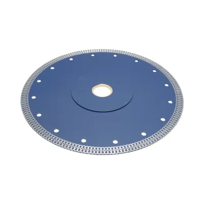 Disc diamantat turbo continuu 230x30/25.4mm, taiere umeda/uscata pentru ceramica dura, gresie, faianta Breckner Germany - imagine 4