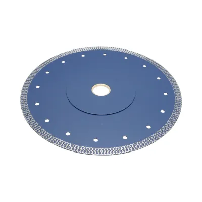 Disc diamantat turbo continuu 250x30/25.4mm, taiere umeda/uscata pentru ceramica dura, gresie, faianta Breckner Germany - imagine 4