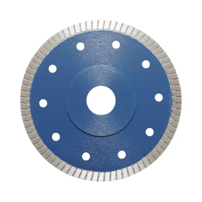 Disc diamantat turbo 125x22.23mm, segment 8mm pentru gresie, faianta, ceramica dura, marmura, granit Breckner Germany - imagine 2