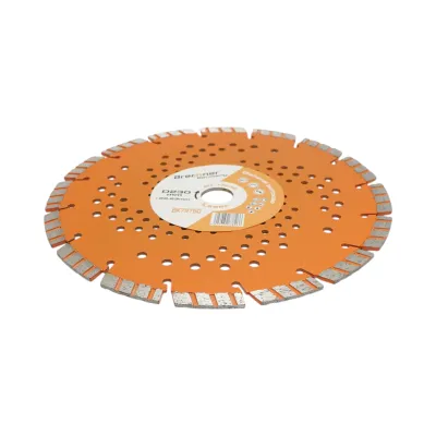 Disc diamantat turbo segmentat 230x22.23mm, segment 10mm pentru beton armat, pavele, boltari, piatra dura Breckner Germany - imagine 3