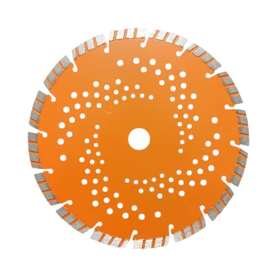 Disc diamantat turbo segmentat 230x22.23mm, segment 10mm pentru beton armat, pavele, boltari, piatra dura Breckner Germany - imagine 2