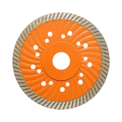 Disc diamantat turbo 125x22.23mm, segment 10mm pentru tigla, pavele, mozaic, piatra dura, marmura, granit Breckner Germany - imagine 2