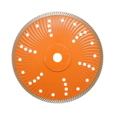 Disc diamantat turbo 230x22.23mm, segment 10mm pentru tigla, pavele, mozaic, piatra dura, marmura, granit Breckner Germany - imagine 2