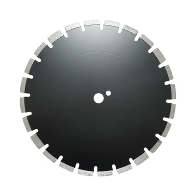 Disc diamantat segmentat 400x25.4mm, A40 segment 12mm pentru asfalt, beton proaspat Breckner Germany - imagine 2