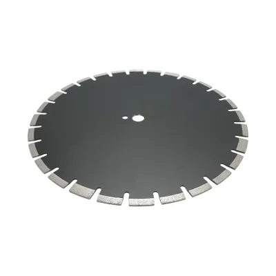 Disc diamantat segmentat 450x25.4mm, A40 segment 12mm pentru asfalt, beton proaspat Breckner Germany - imagine 4