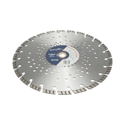Disc diamantat turbo segmentat 350x30mm, segment 10mm pentru beton armat, pavele, boltari, piatra dura Breckner Germany	 - imagine 3
