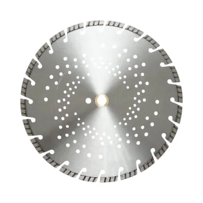 Disc diamantat turbo segmentat 350x30mm, segment 10mm pentru beton armat, pavele, boltari, piatra dura Breckner Germany	 - imagine 2