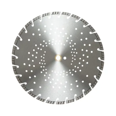 Disc diamantat turbo segmentat 400x30mm, segment 10mm pentru beton armat, pavele, boltari, piatra dura Breckner Germany - imagine 2