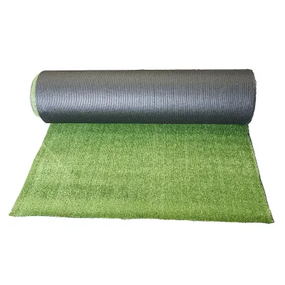 Covor gazon iarba artificiala verde 1mx30m, fir 7mm, 1 strat PP si PU