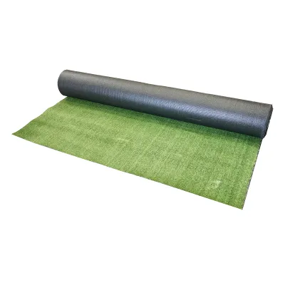 Covor gazon iarba artificiala verde 4mx30m, fir 7mm, 1 strat PP si PU - imagine 3