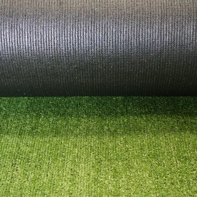 Covor gazon iarba artificiala verde 2mx30m, fir 7mm, 1 strat PP si PU - imagine 5