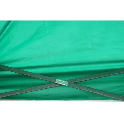 Cort pavilion pliabil 2x2m verde impermeabil, inaltime reglabila, cadru metalic Breckner Germany - imagine 6