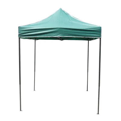 Cort pavilion pliabil 2x2m verde impermeabil, inaltime reglabila, cadru metalic Breckner Germany - imagine 2