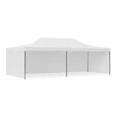 Perete lateral cort pavilion 12m alb
