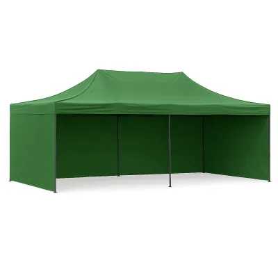 Perete lateral cort pavilion 12m verde