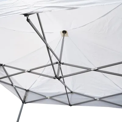 Acoperis cort pavilion 2x2m alb - imagine 5