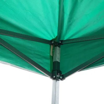 Acoperis cort pavilion 3x3m verde - imagine 6