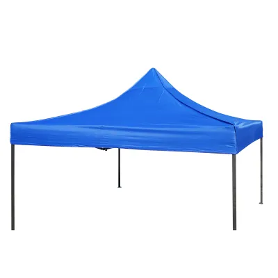 Acoperis cort pavilion 3x3m albastru - imagine 2