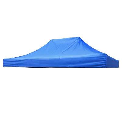 Acoperis cort pavilion 3x6m albastru