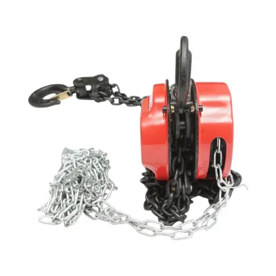 Palan manual cu lant 3m, sarcina maxima 2000kg, carlig cu siguranta 2T Breckner Germany - imagine 4