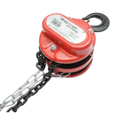 Palan manual cu lant 2.5m, sarcina maxima 1000kg, carlig cu siguranta 1T Breckner Germany - imagine 7