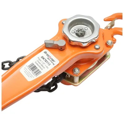 Palan manual cu levier 1500kg, lant 1.5m, carlig cu siguranta 2T Breckner Germany - imagine 6