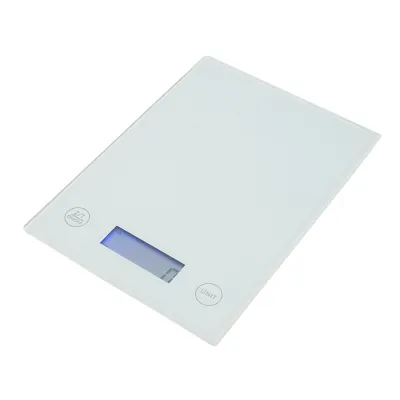 Cantar electronic digital de bucatarie 5 kg, functie tara, platforma sticla securizata