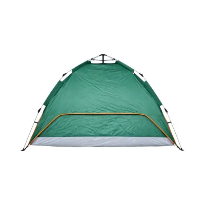 Cort camping 2 persoane verde pliabil automat pop-up 2 intrari, impermeabil cu protectie UV si plasa anti-insecte 200x200x145cm - imagine 4
