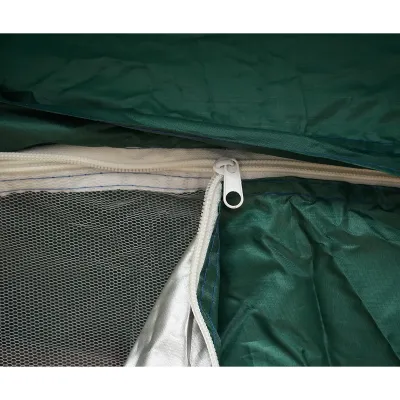 Cort camping 2 persoane verde pliabil automat pop-up 2 intrari, impermeabil cu protectie UV si plasa anti-insecte 200x200x145cm - imagine 10