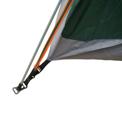 Cort camping 2 persoane verde pliabil automat pop-up 2 intrari, impermeabil cu protectie UV si plasa anti-insecte 200x200x145cm - imagine 13
