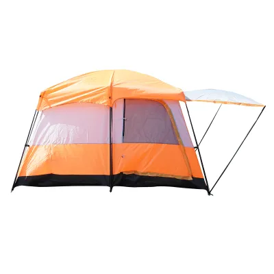 Cort camping 2-4 persoane cu terasa, impermeabil, protectie UV si plasa anti-insecte 330x210x180cm - imagine 3