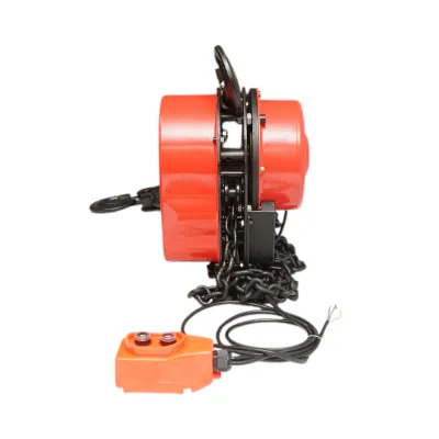 Palan electric otel 380V, 500W cu lant 3m, sarcina maxima 3000Kg, carlig cu siguranta 3T Breckner Germany - imagine 3