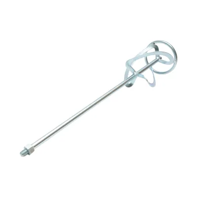 Paleta amestecator vopsea, adeziv, mortar cu tija 600x120x12mm, filet M14 Breckner Germany - imagine 3