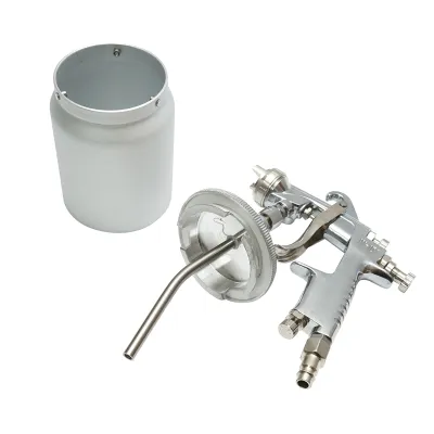 Pistol de vopsit cu aer comprimat 600ml, duza 1.3mm HVLP, debit 190ml/min, presiune max. 5 bar - imagine 4