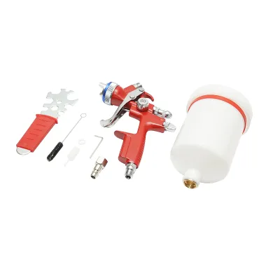 Pistol de vopsit cu aer comprimat 500ml, duza 1.3mm, debit 180ml/min, presiune max. 4 bar - imagine 2