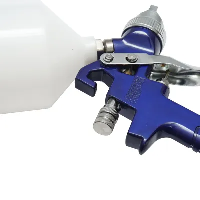 Set pistol de vopsit 600ml cu regulator presiune aer, duza 1.4/1.7mm HVLP, presiune max. 3.1 bar - imagine 6