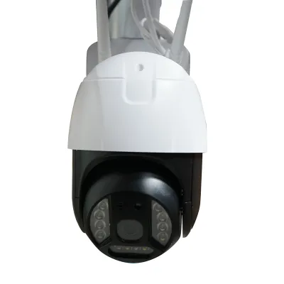 Lampa stradala LED 300W cu panou solar 60W, camera supraveghere 4G si baterie 16000mAh Breckner Germany - imagine 9